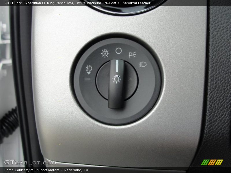 White Platinum Tri-Coat / Chaparral Leather 2011 Ford Expedition EL King Ranch 4x4