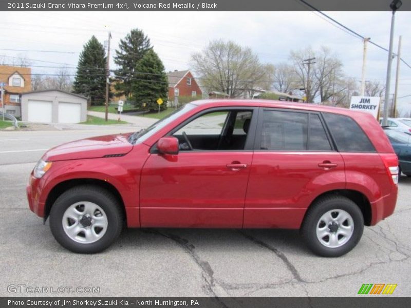 Volcano Red Metallic / Black 2011 Suzuki Grand Vitara Premium 4x4