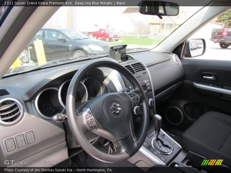 Deep Sea Blue Metallic / Black 2011 Suzuki Grand Vitara Premium 4x4