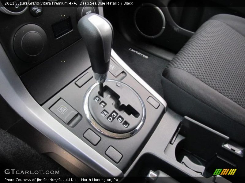 Deep Sea Blue Metallic / Black 2011 Suzuki Grand Vitara Premium 4x4