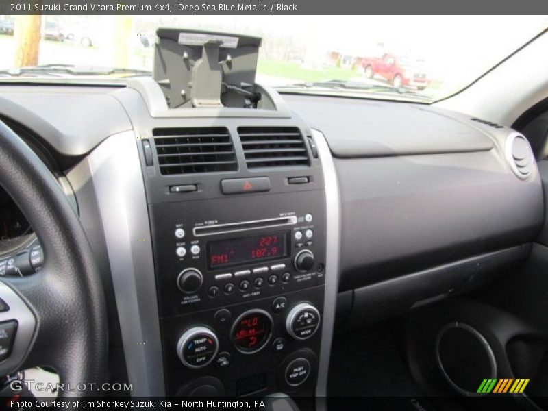 Deep Sea Blue Metallic / Black 2011 Suzuki Grand Vitara Premium 4x4