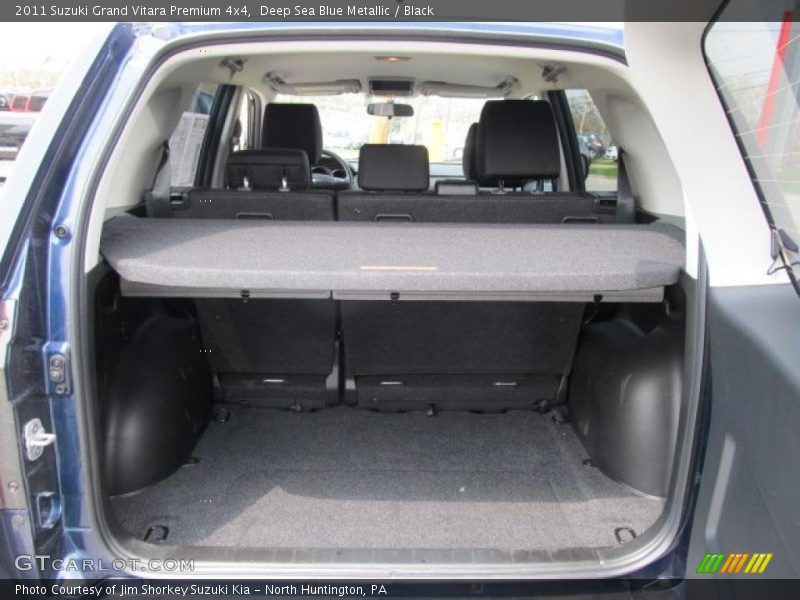 Deep Sea Blue Metallic / Black 2011 Suzuki Grand Vitara Premium 4x4