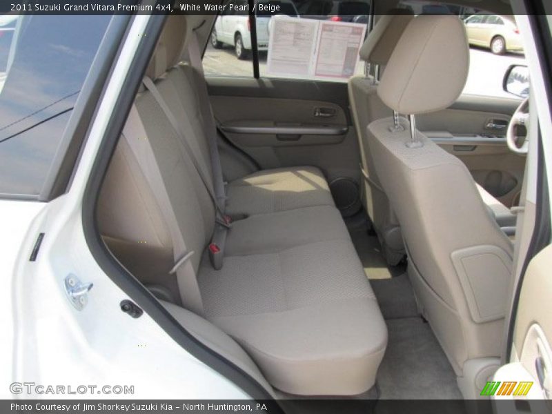 White Water Pearl / Beige 2011 Suzuki Grand Vitara Premium 4x4