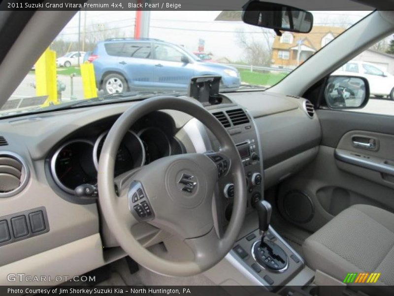 Black Pearl / Beige 2011 Suzuki Grand Vitara Premium 4x4