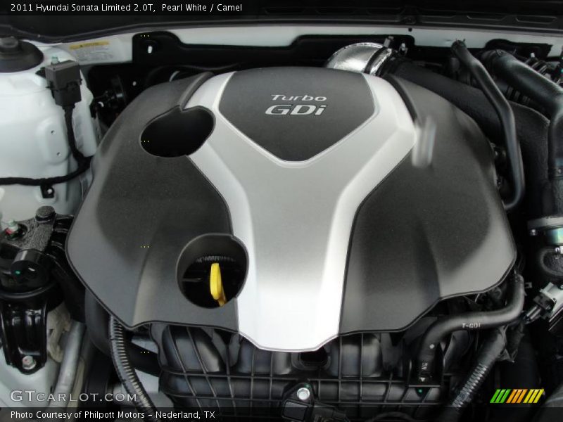  2011 Sonata Limited 2.0T Engine - 2.0 Liter GDI Turbocharged DOHC 16-Valve CVVT 4 Cylinder