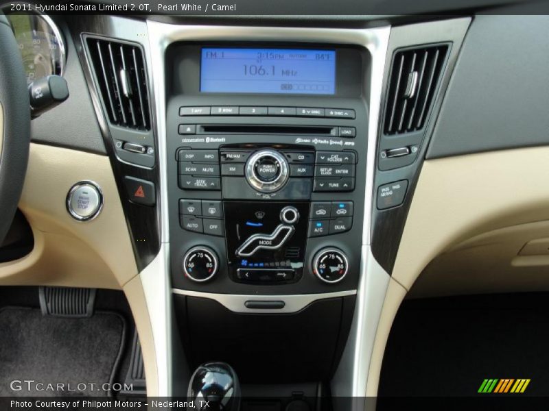 Controls of 2011 Sonata Limited 2.0T