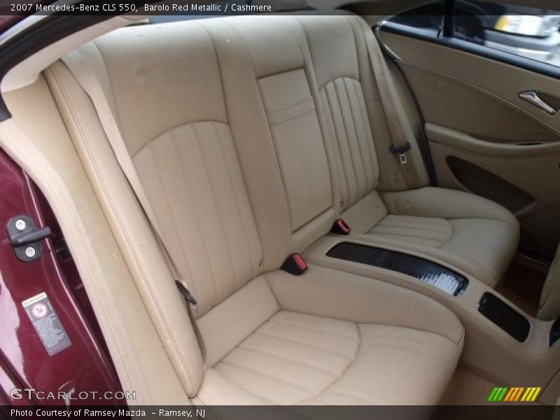 Barolo Red Metallic / Cashmere 2007 Mercedes-Benz CLS 550