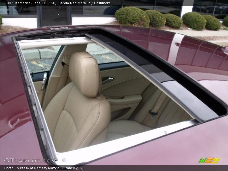 Barolo Red Metallic / Cashmere 2007 Mercedes-Benz CLS 550