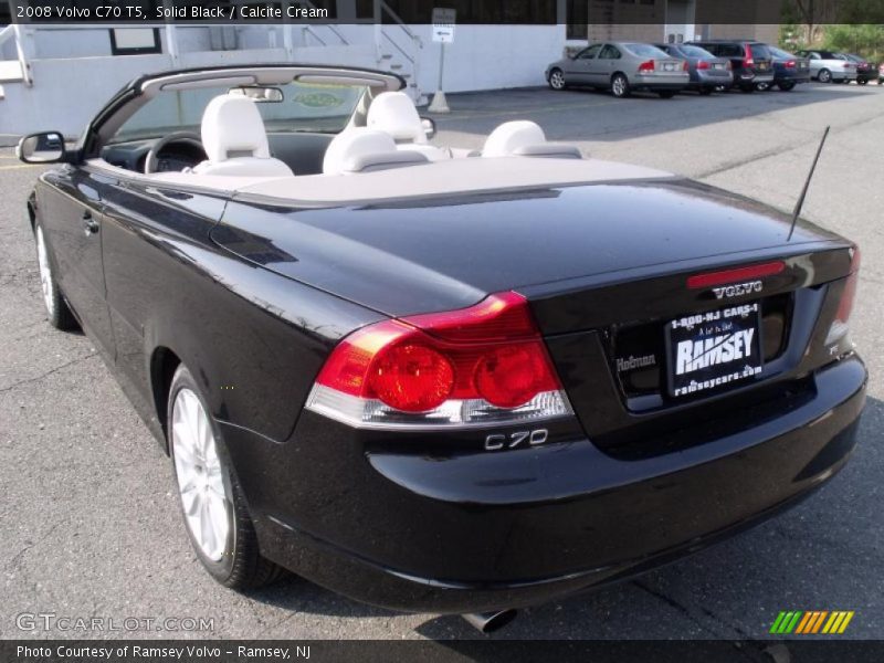 Solid Black / Calcite Cream 2008 Volvo C70 T5