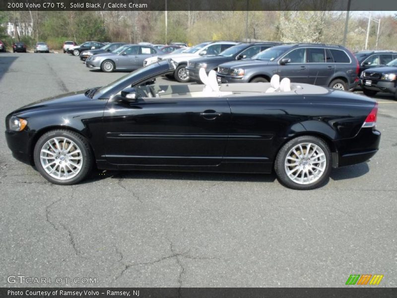 Solid Black / Calcite Cream 2008 Volvo C70 T5