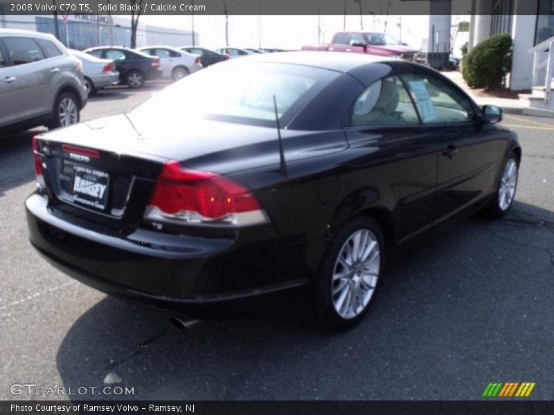 Solid Black / Calcite Cream 2008 Volvo C70 T5