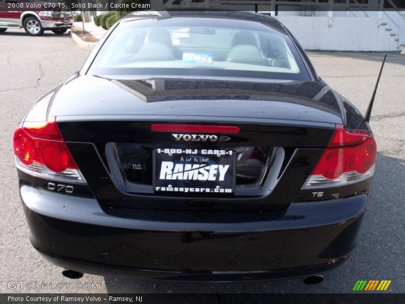 Solid Black / Calcite Cream 2008 Volvo C70 T5