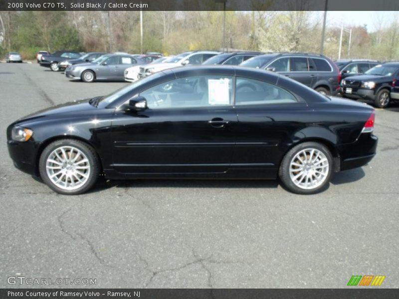 Solid Black / Calcite Cream 2008 Volvo C70 T5