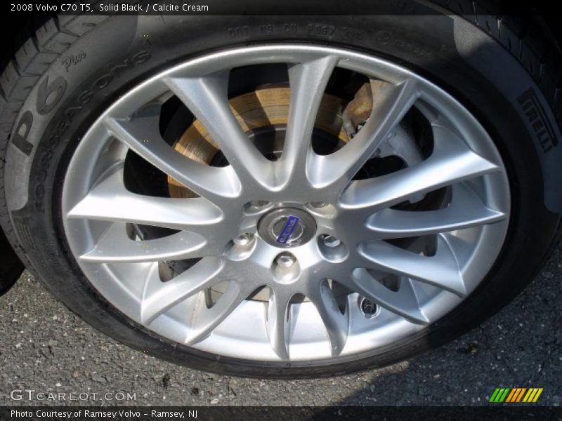 Solid Black / Calcite Cream 2008 Volvo C70 T5