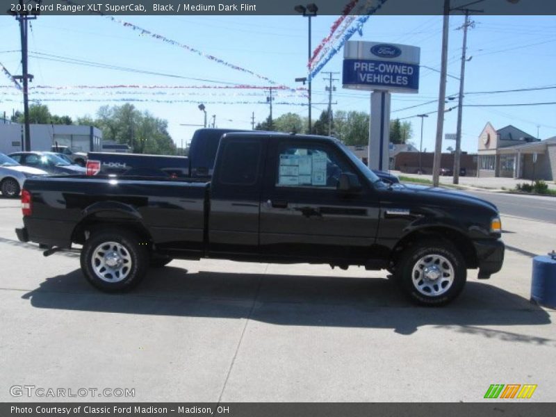 Black / Medium Dark Flint 2010 Ford Ranger XLT SuperCab
