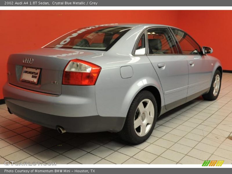 Crystal Blue Metallic / Grey 2002 Audi A4 1.8T Sedan
