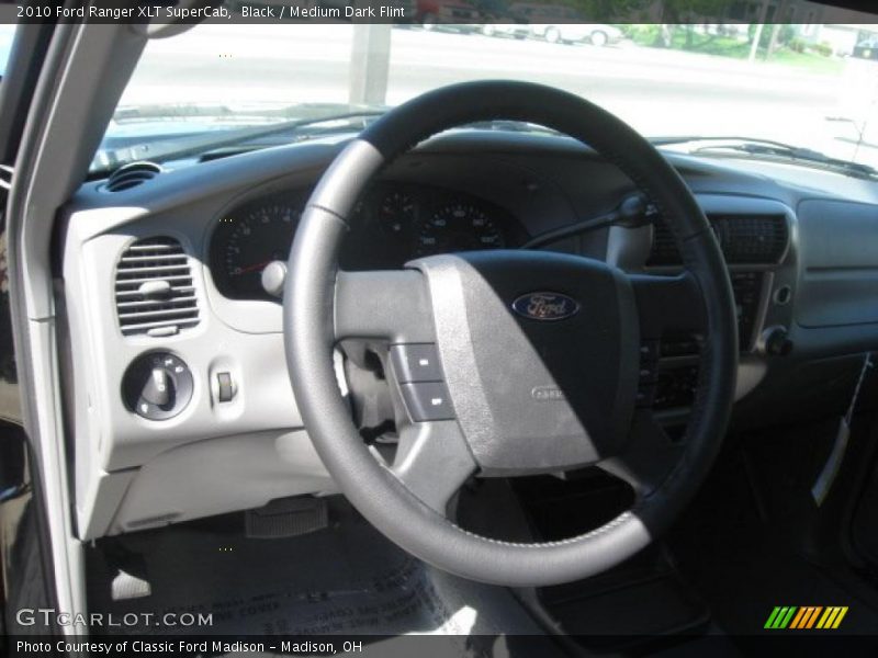 Black / Medium Dark Flint 2010 Ford Ranger XLT SuperCab