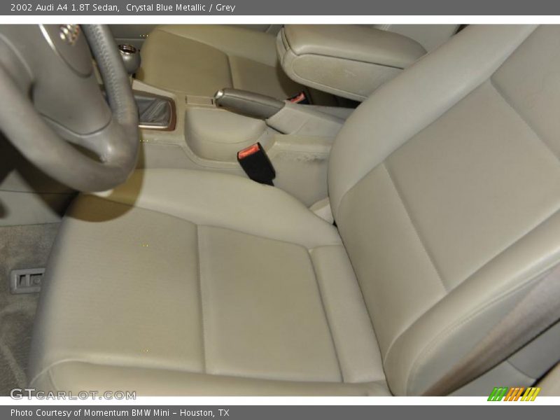 Crystal Blue Metallic / Grey 2002 Audi A4 1.8T Sedan