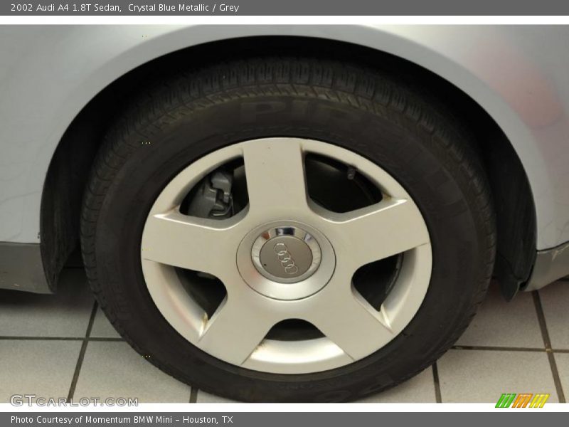 Crystal Blue Metallic / Grey 2002 Audi A4 1.8T Sedan