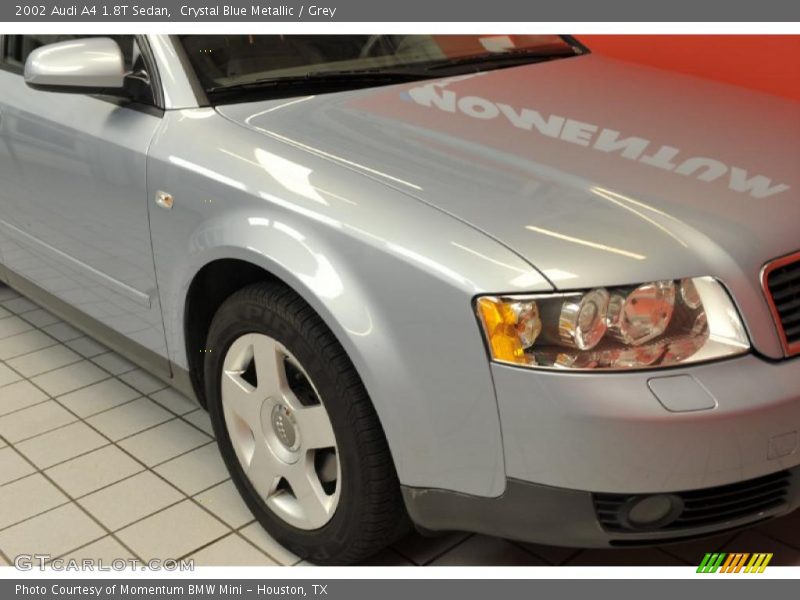 Crystal Blue Metallic / Grey 2002 Audi A4 1.8T Sedan