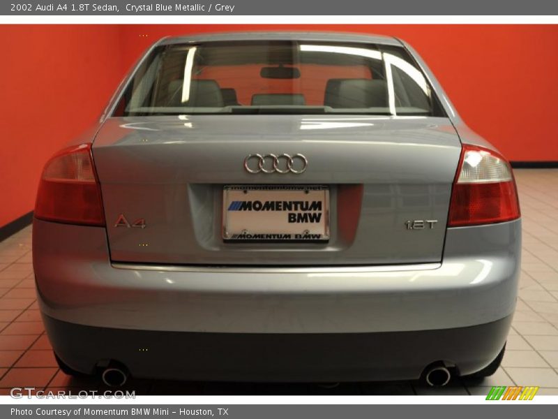 Crystal Blue Metallic / Grey 2002 Audi A4 1.8T Sedan