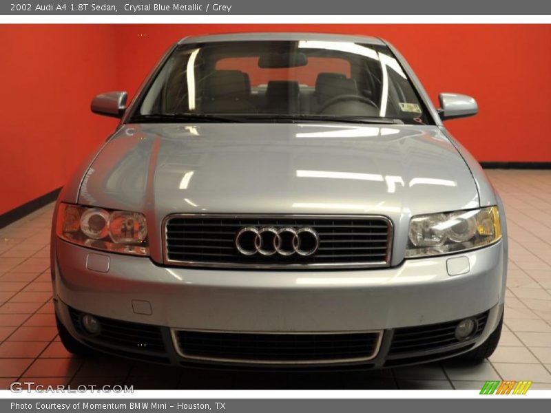 Crystal Blue Metallic / Grey 2002 Audi A4 1.8T Sedan