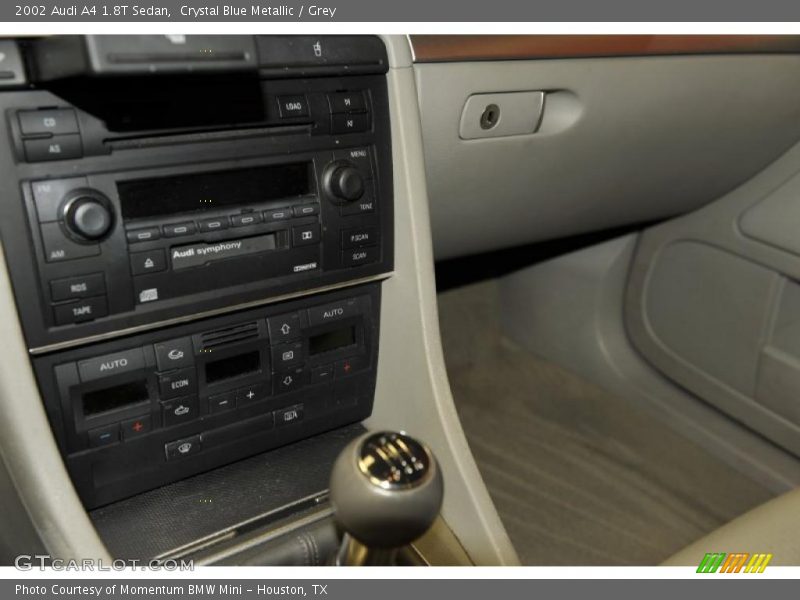 Crystal Blue Metallic / Grey 2002 Audi A4 1.8T Sedan