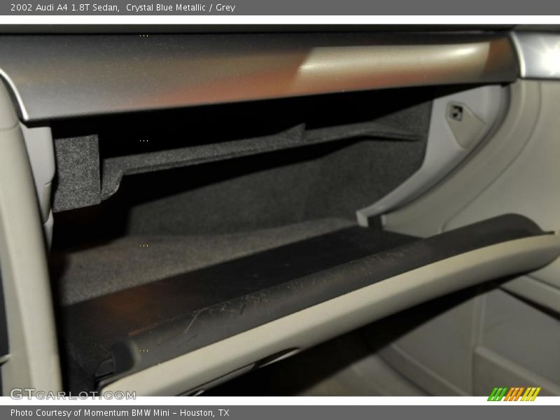 Crystal Blue Metallic / Grey 2002 Audi A4 1.8T Sedan