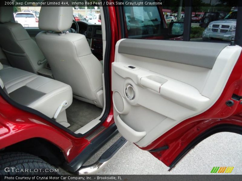 Inferno Red Pearl / Dark Slate Gray/Light Graystone 2006 Jeep Commander Limited 4x4