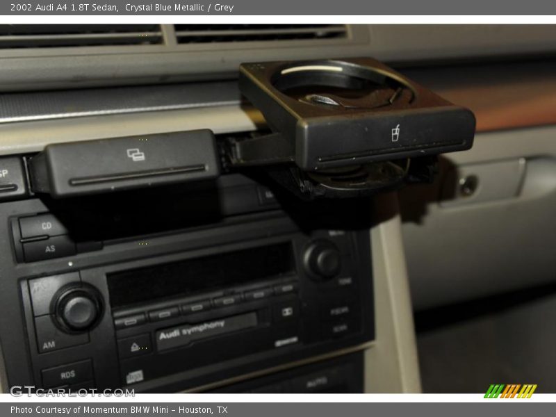 Crystal Blue Metallic / Grey 2002 Audi A4 1.8T Sedan