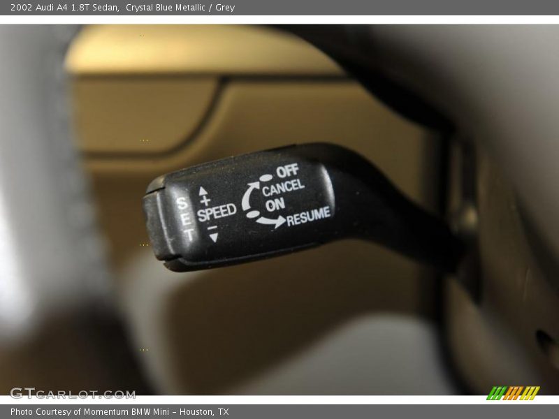 Crystal Blue Metallic / Grey 2002 Audi A4 1.8T Sedan