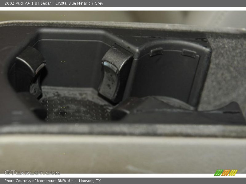 Crystal Blue Metallic / Grey 2002 Audi A4 1.8T Sedan