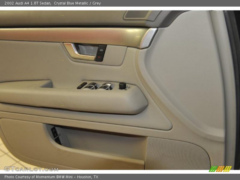 Crystal Blue Metallic / Grey 2002 Audi A4 1.8T Sedan