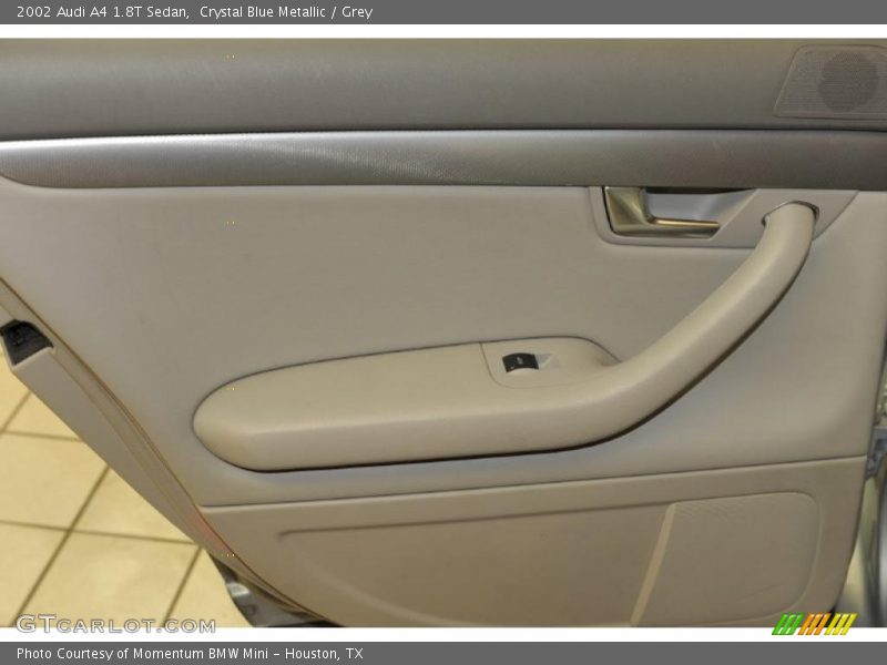 Crystal Blue Metallic / Grey 2002 Audi A4 1.8T Sedan