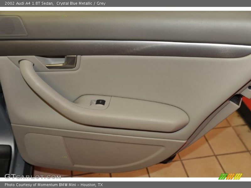 Crystal Blue Metallic / Grey 2002 Audi A4 1.8T Sedan