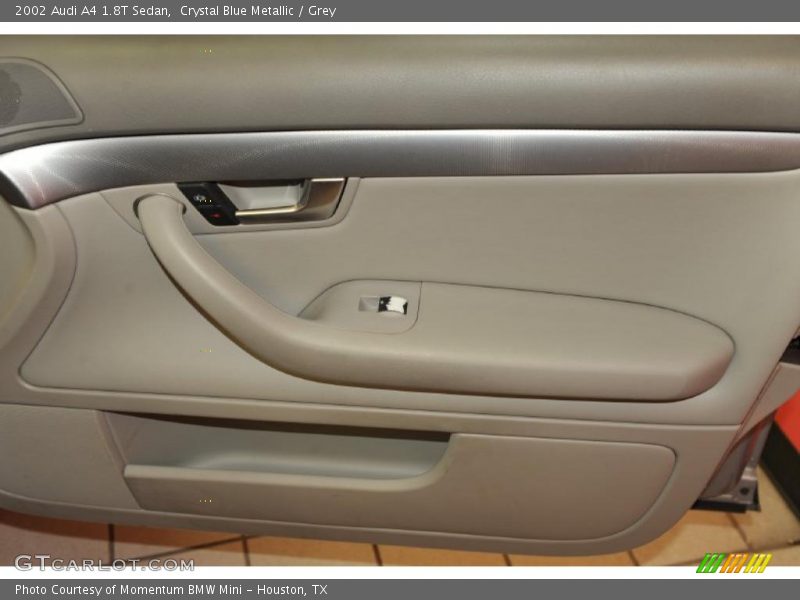 Crystal Blue Metallic / Grey 2002 Audi A4 1.8T Sedan