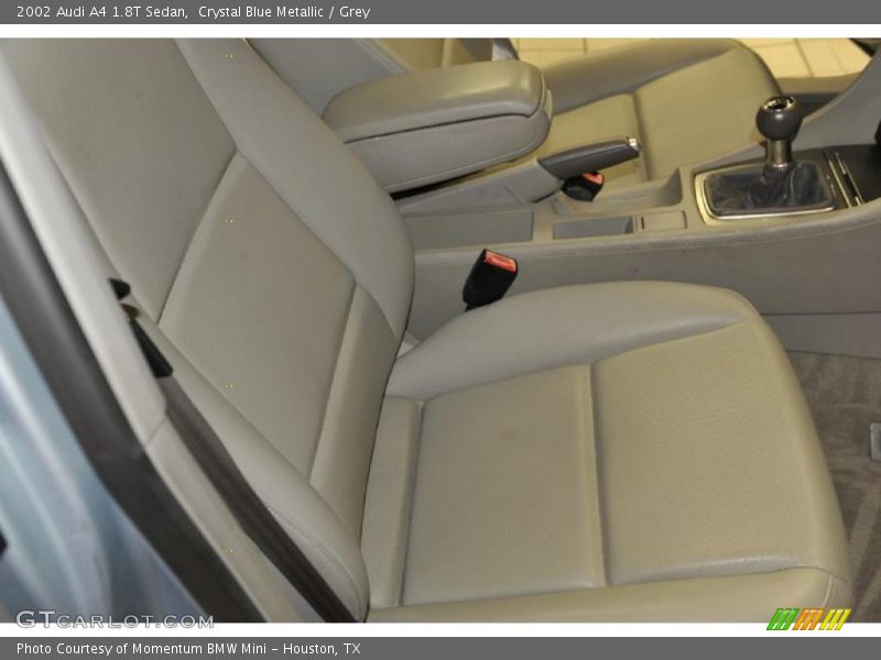 Crystal Blue Metallic / Grey 2002 Audi A4 1.8T Sedan