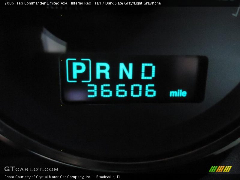 Inferno Red Pearl / Dark Slate Gray/Light Graystone 2006 Jeep Commander Limited 4x4