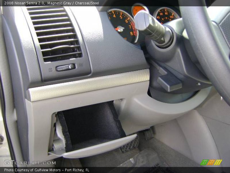 Magnetic Gray / Charcoal/Steel 2008 Nissan Sentra 2.0