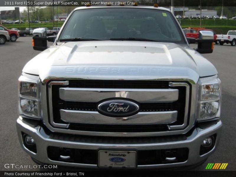 Ingot Silver Metallic / Steel Gray 2011 Ford F250 Super Duty XLT SuperCab