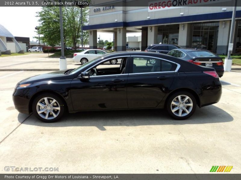 Crystal Black Pearl / Ebony 2012 Acura TL 3.5