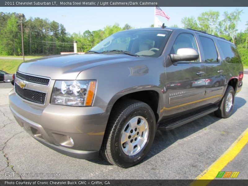 Mocha Steel Metallic / Light Cashmere/Dark Cashmere 2011 Chevrolet Suburban LT