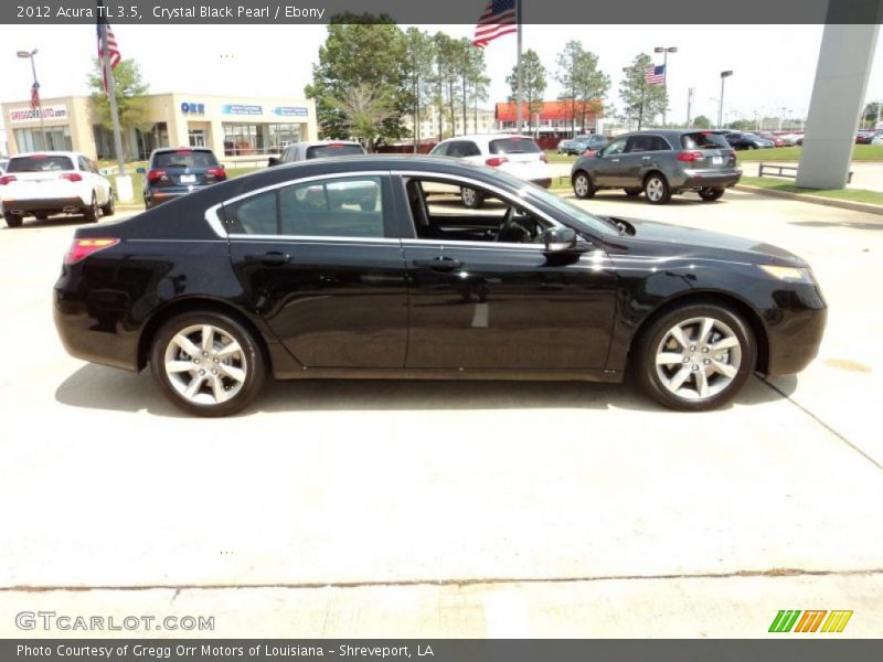 Crystal Black Pearl / Ebony 2012 Acura TL 3.5