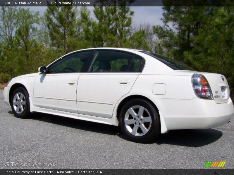 Cloud White / Charcoal 2003 Nissan Altima 2.5 S