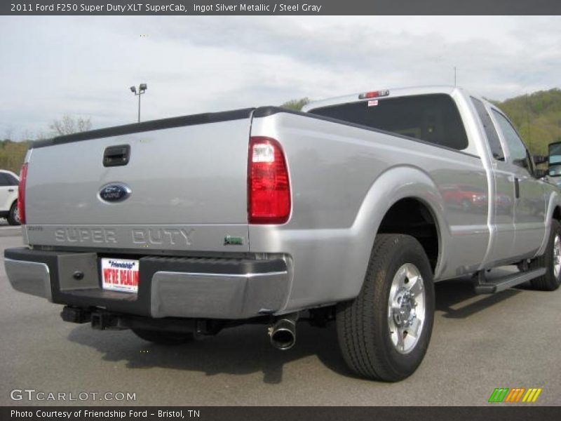 Ingot Silver Metallic / Steel Gray 2011 Ford F250 Super Duty XLT SuperCab