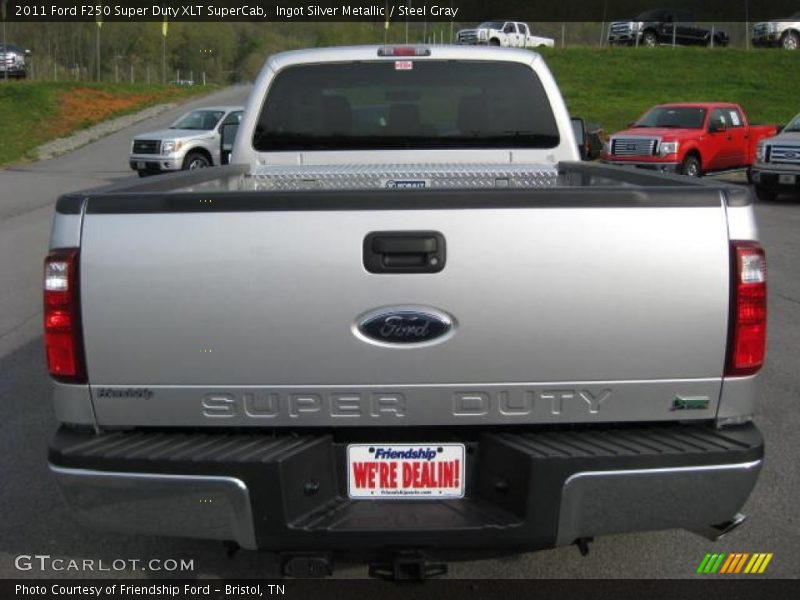 Ingot Silver Metallic / Steel Gray 2011 Ford F250 Super Duty XLT SuperCab