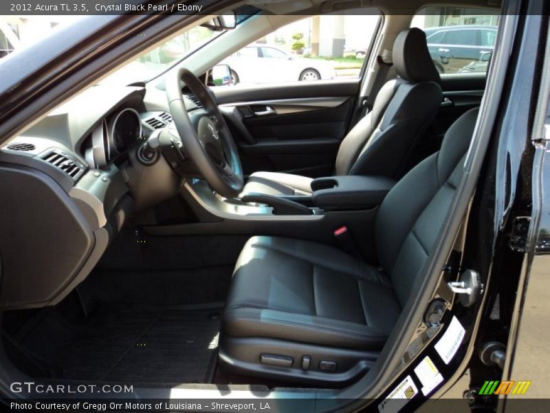 Crystal Black Pearl / Ebony 2012 Acura TL 3.5