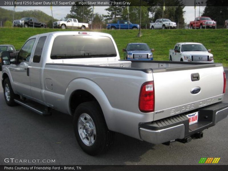 Ingot Silver Metallic / Steel Gray 2011 Ford F250 Super Duty XLT SuperCab
