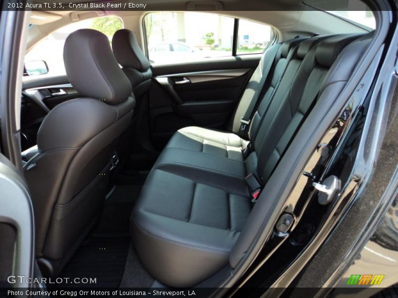 Crystal Black Pearl / Ebony 2012 Acura TL 3.5
