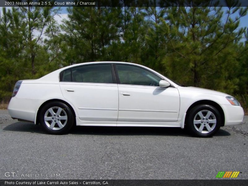 Cloud White / Charcoal 2003 Nissan Altima 2.5 S